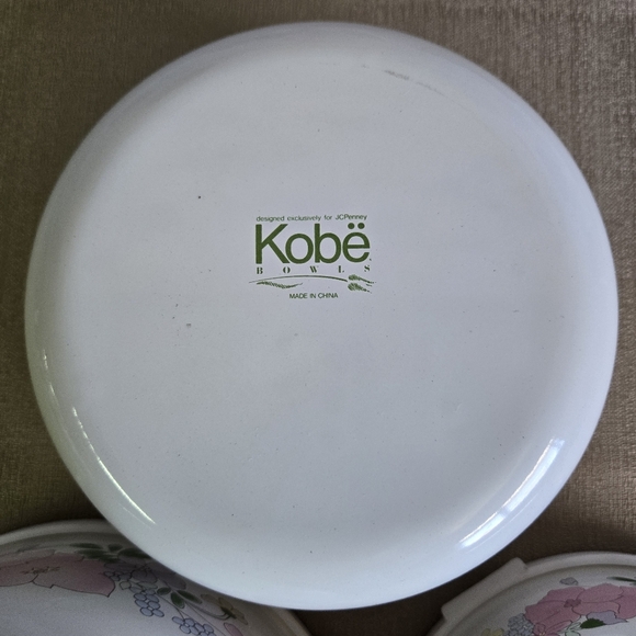 KOBË BOWLS | Vintage Enamelware Nesting Bowls in Floral 3-pc Set - Picture 14 of 16